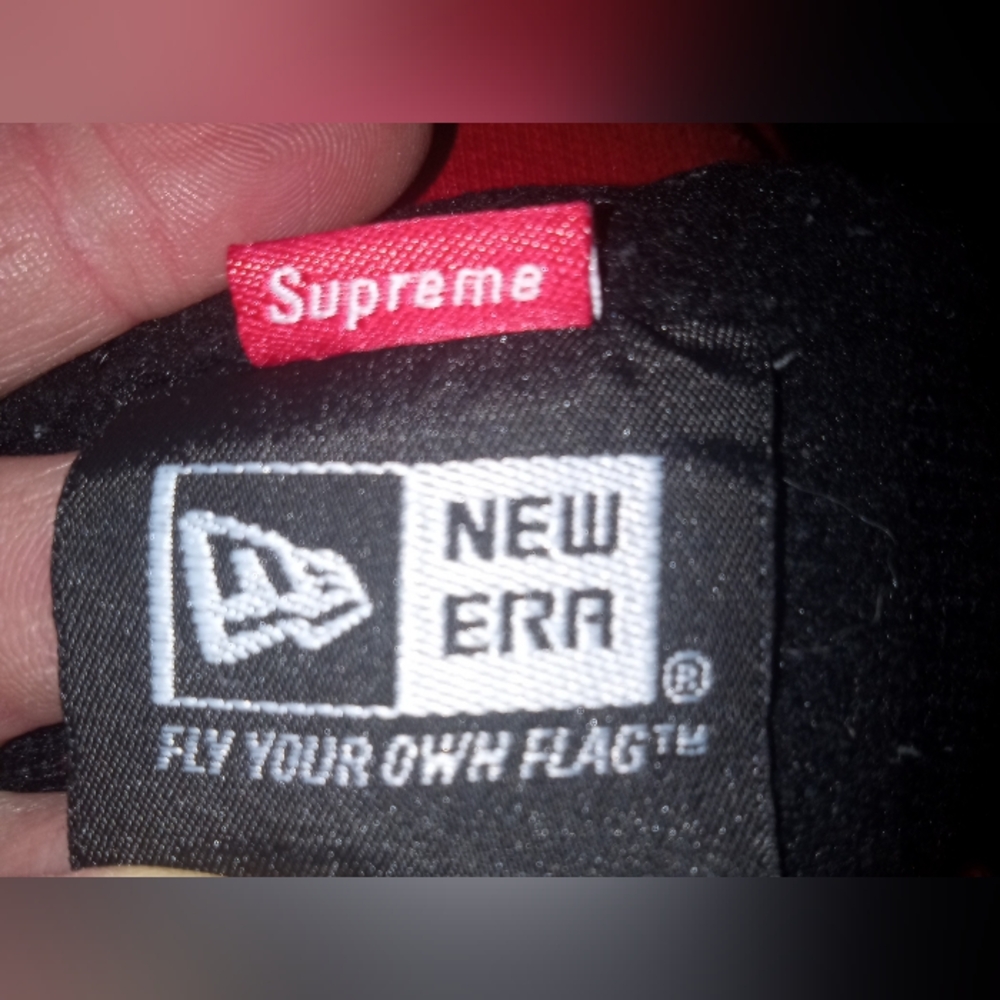 Authentic SUPREME Headband Black/White New Era! - Picture 2 of 4